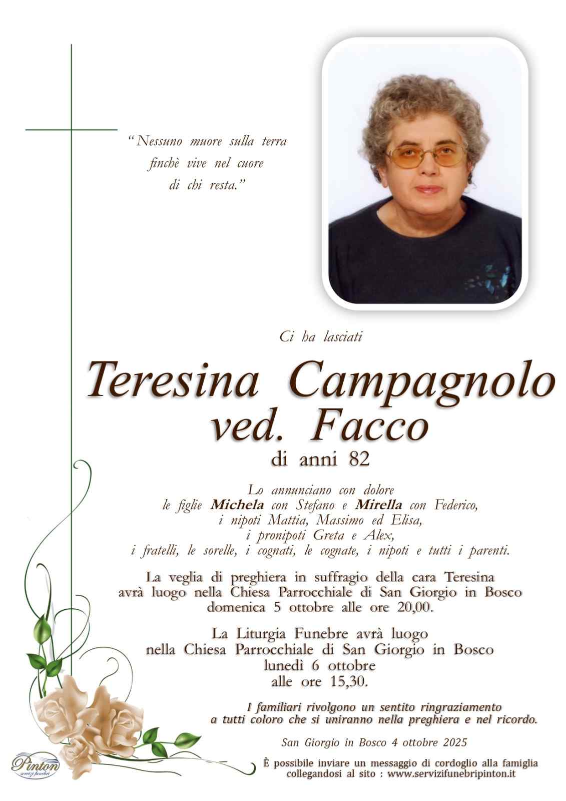 Immagine per Teresina Campagnolo