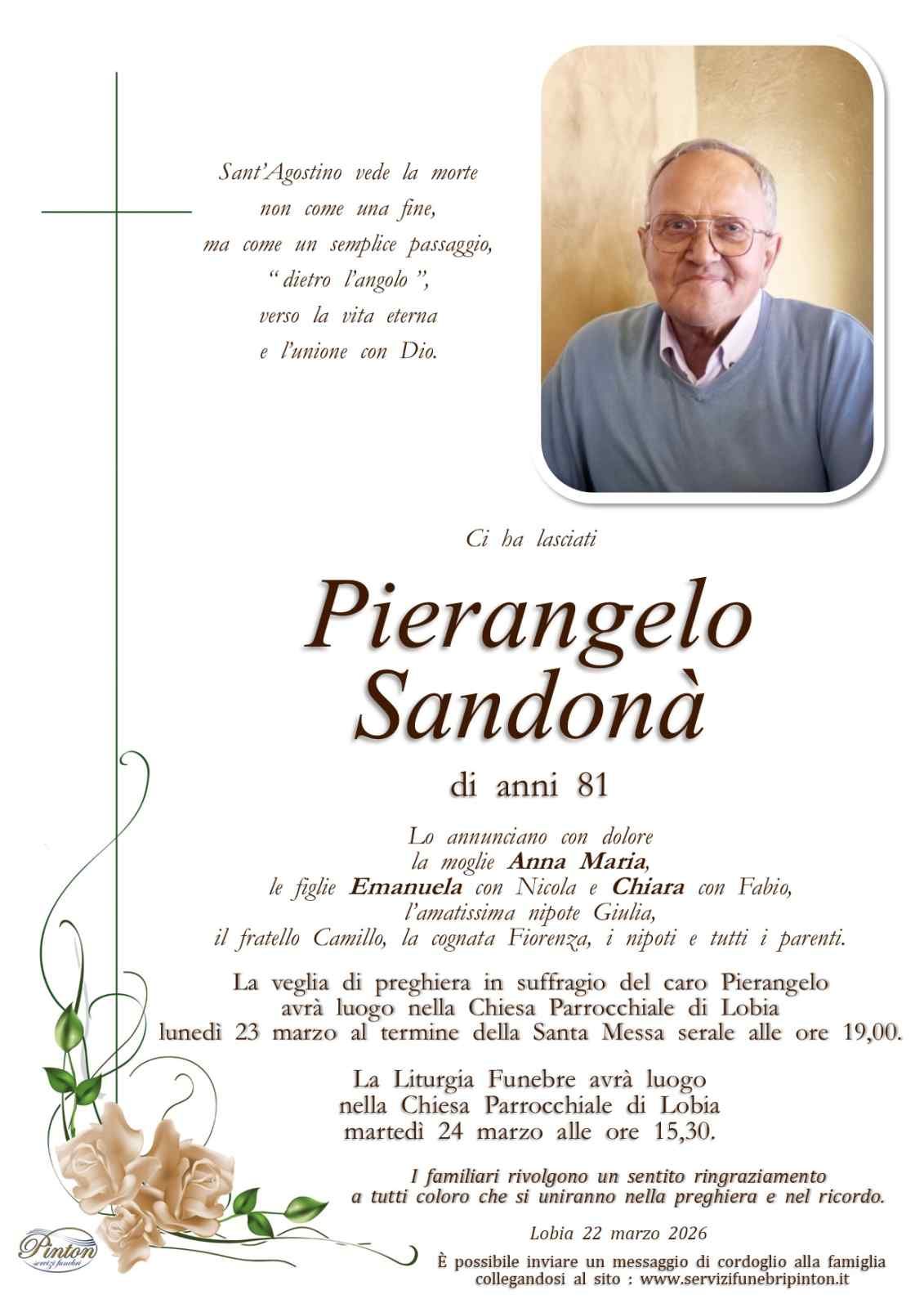Immagine per Pierangelo Sandonà