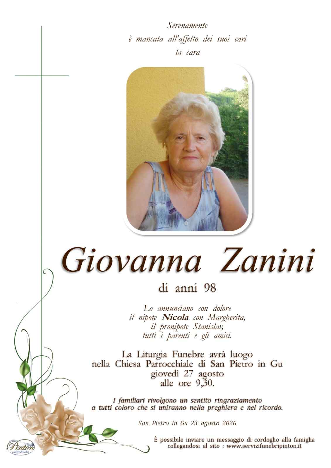 Immagine per Giovanna Zanini
